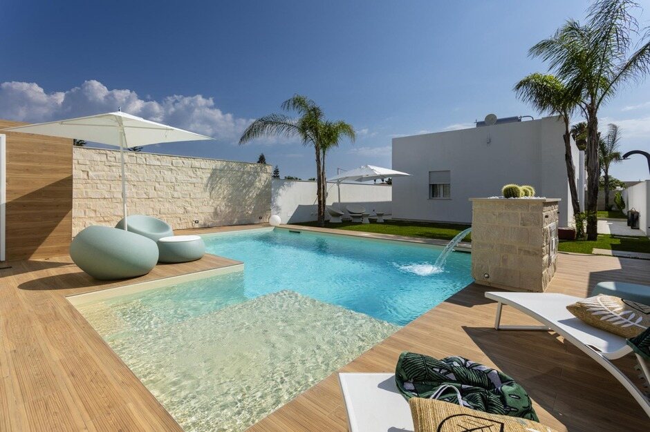pool villa near the beach holiday home in Sicily